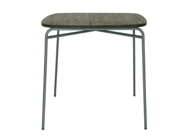 FAMIGLIA - Aluminium and wood table by Il Giardino di Legno - view 3